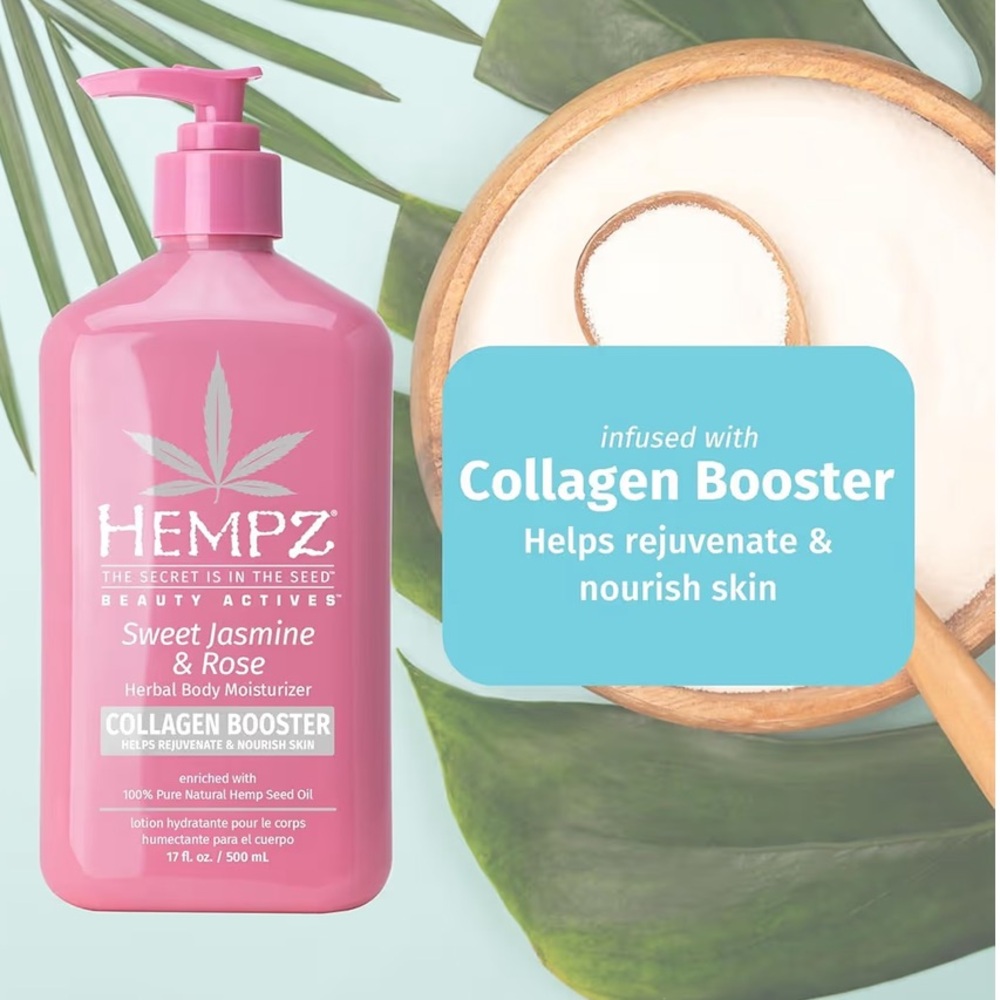 Hempz Sweet Jasmine & Rose Pink Herbal Moisturizer - Picture 8 of 11